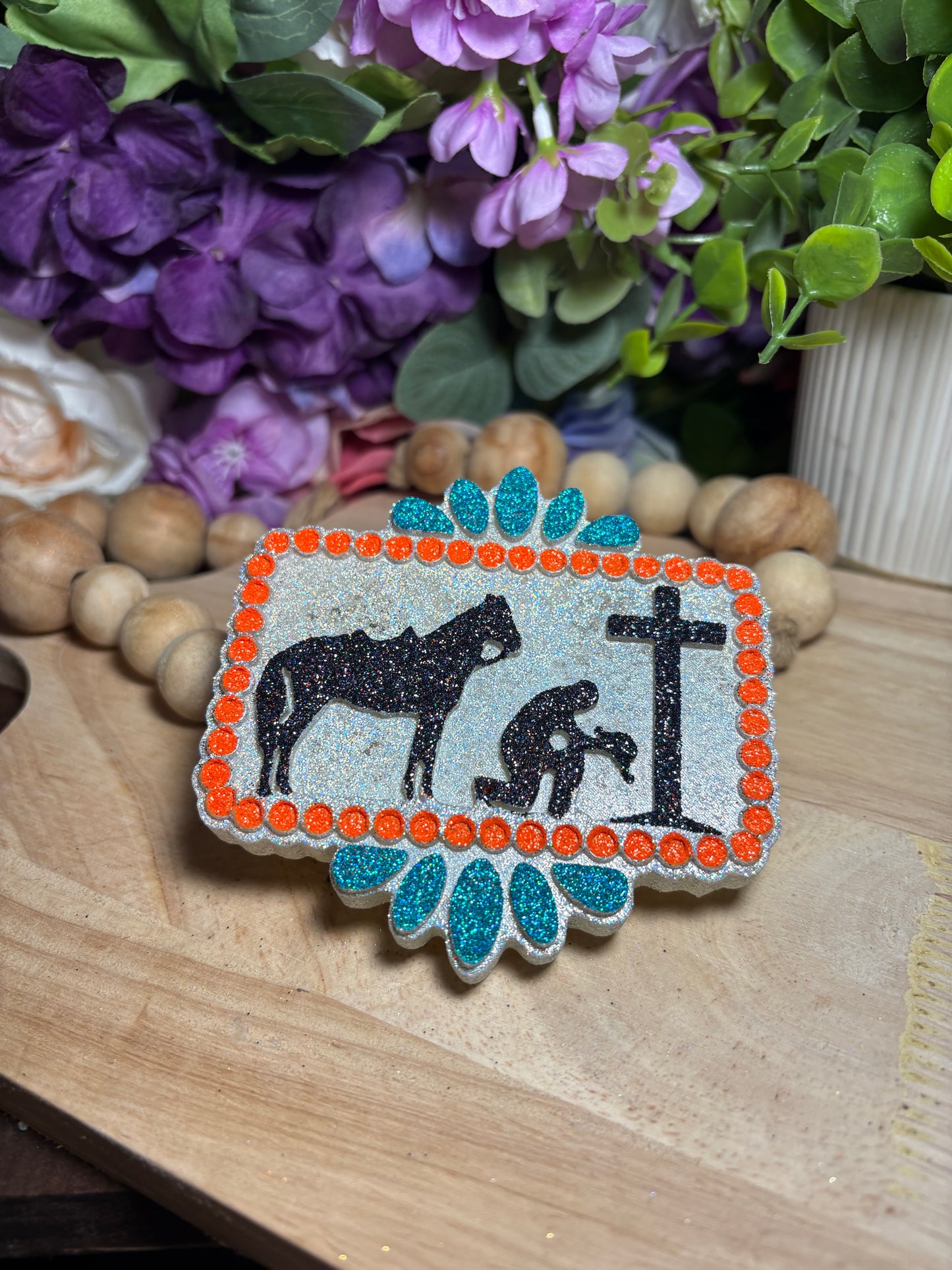 Cowboy Prayer Freshie