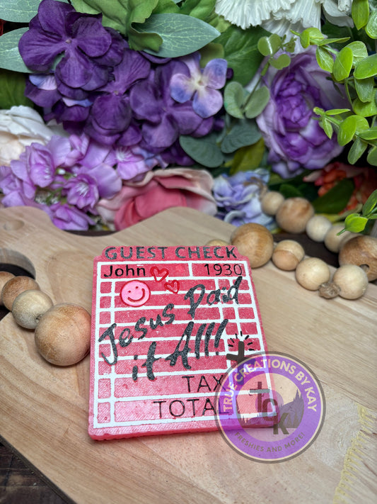 Jesus Receipt freshie