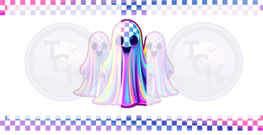Checkered  ghost  9.75x5 wrap digital