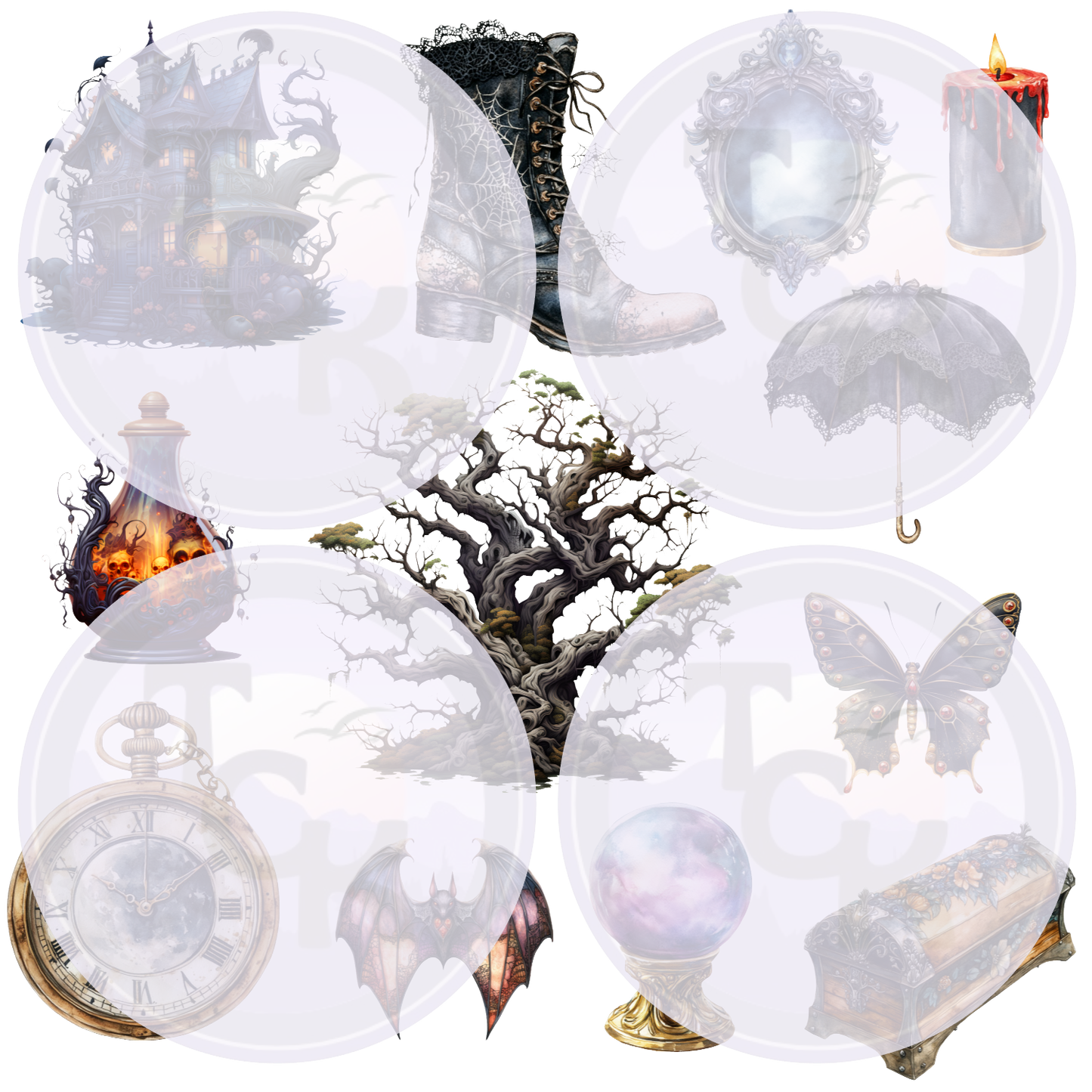 Gothic Companion1 Sheet 10x10