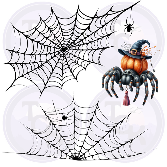 Halloween Spider webs 10x10