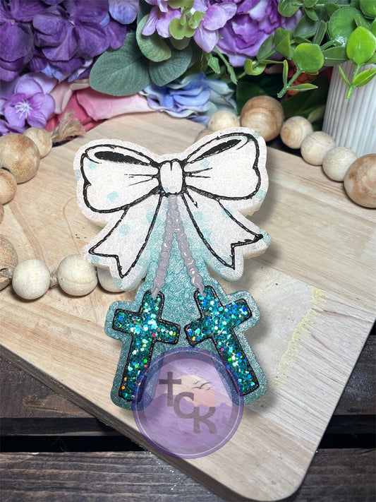 Bow and Crosses Freshie