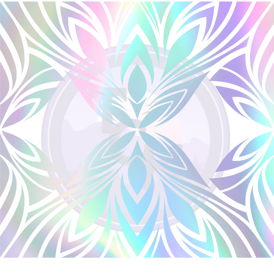 Iridescent Abstract Grid 10 wide