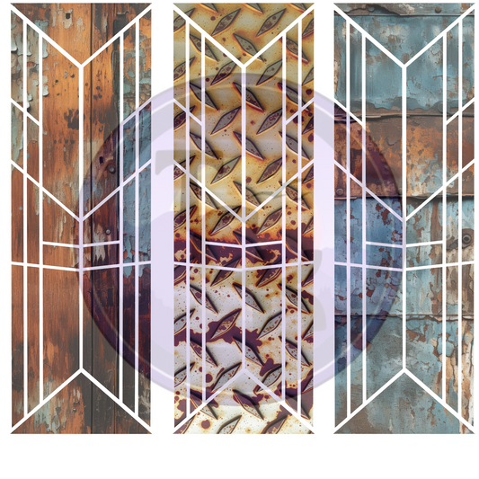 Rusty Grunge Deconstruct sheet 10 wide
