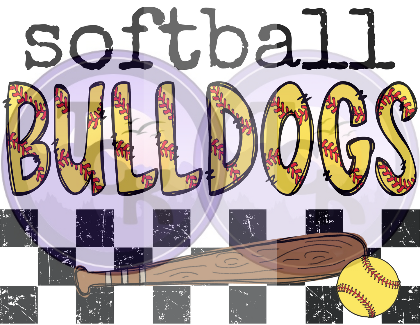 Softball Bulldogs Print