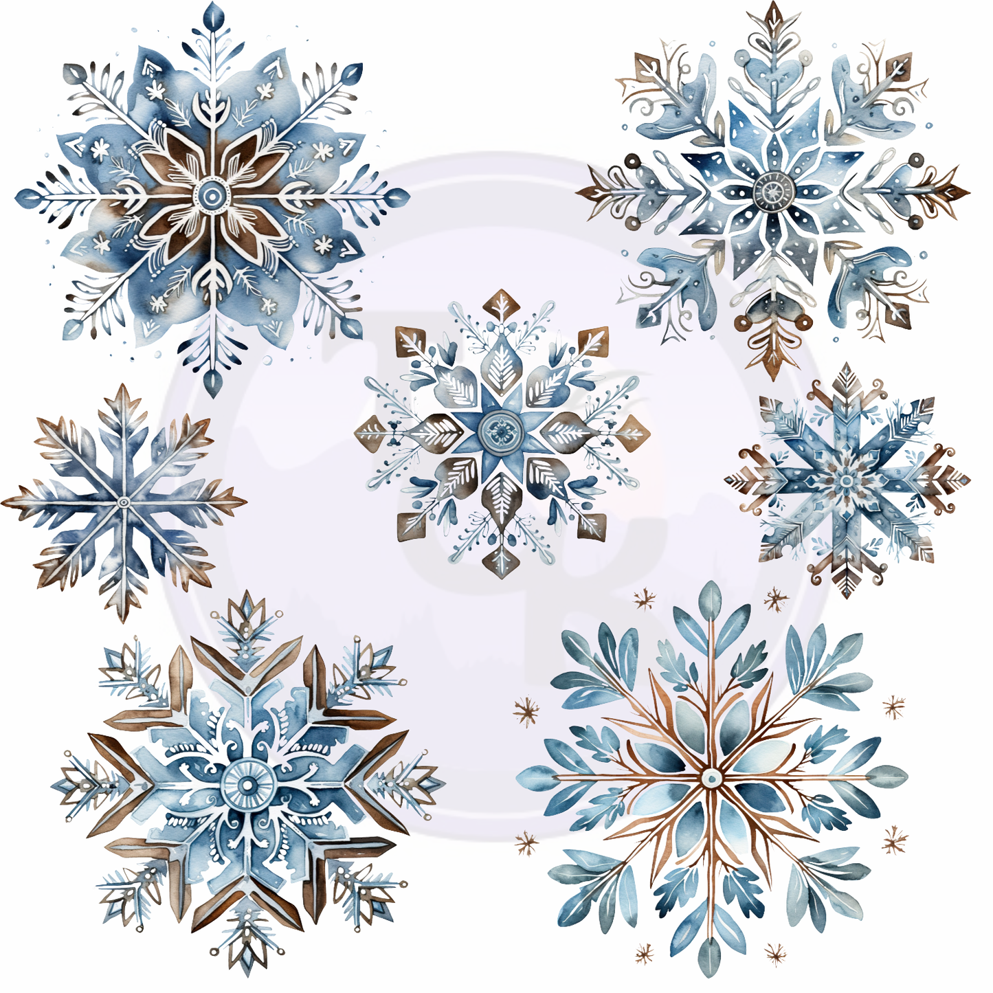 Western Snowflakes 10x10